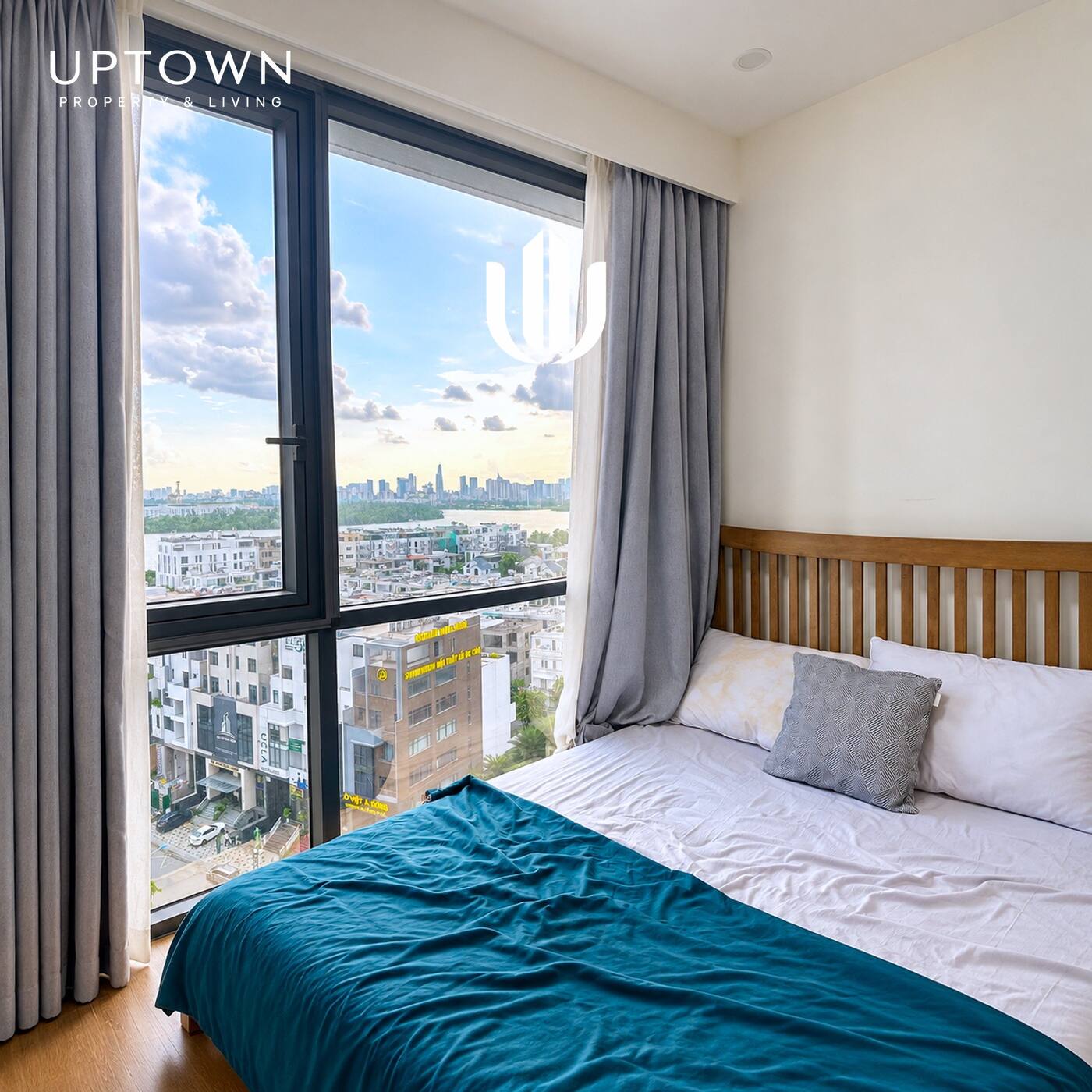 Bán căn hộ 2PN One Verandah 79m² tầng 11, view sông, nội thất đầy đủ