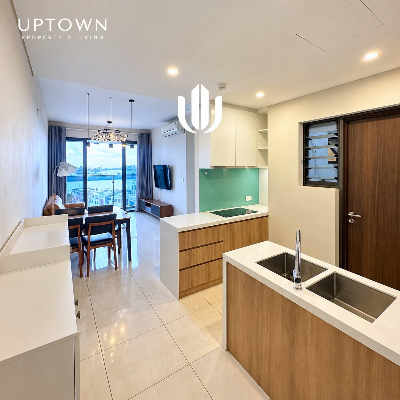 Bán căn hộ 2PN One Verandah 79m² tầng 11, view sông, nội thất đầy đủ