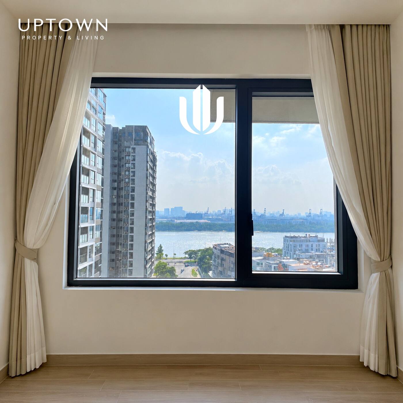 Bán căn hộ 2PN One Verandah 80m² tầng 12, view sông, nội thất đầy đủ