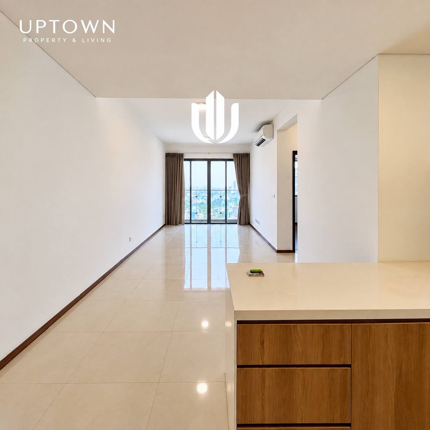 Cho thuê căn hộ 2PN One Verandah 81m², view thành phố, nội thất cơ bản