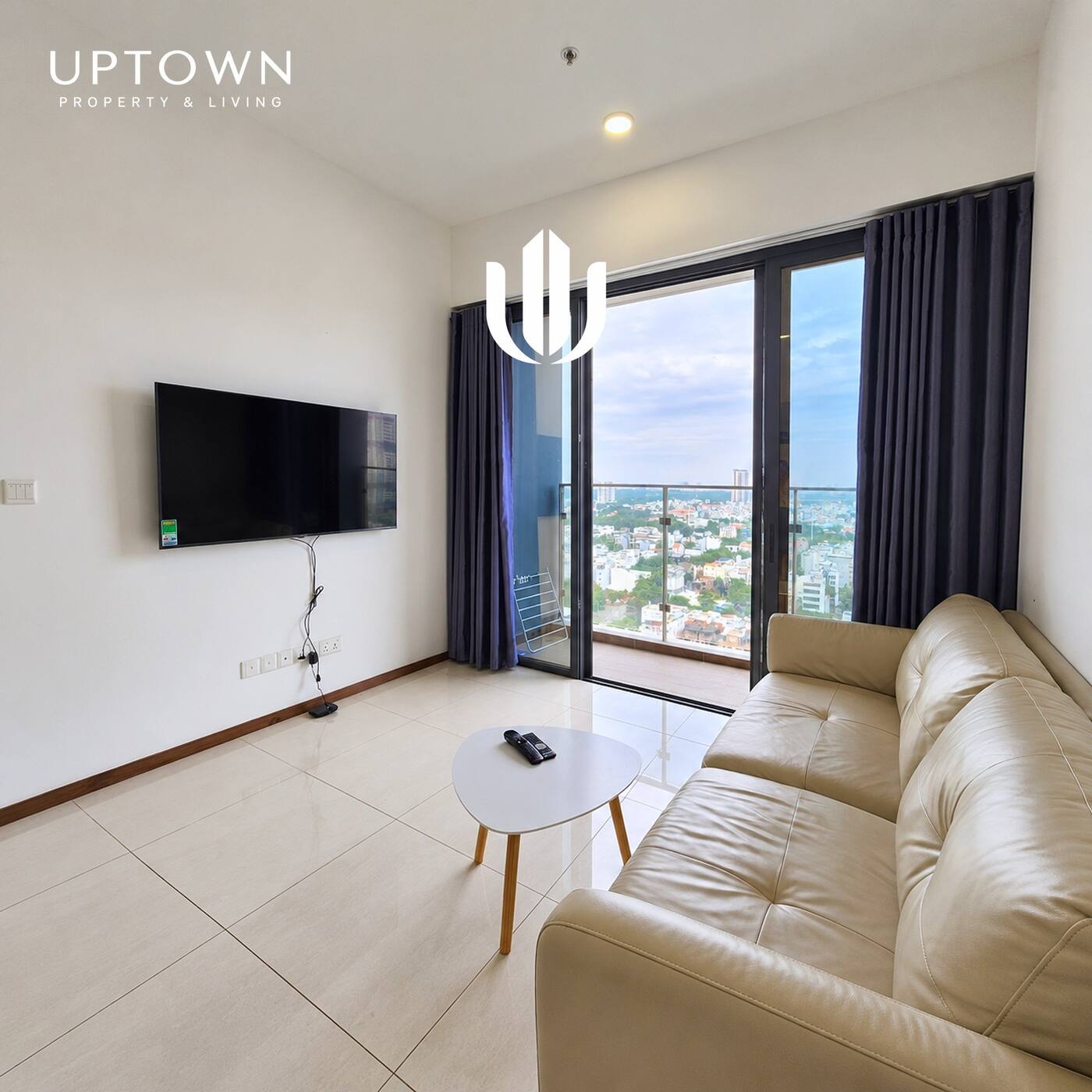 Bán căn hộ 2PN One Verandah 76m² tầng 20, view thành phố, nội thất đầy đủ