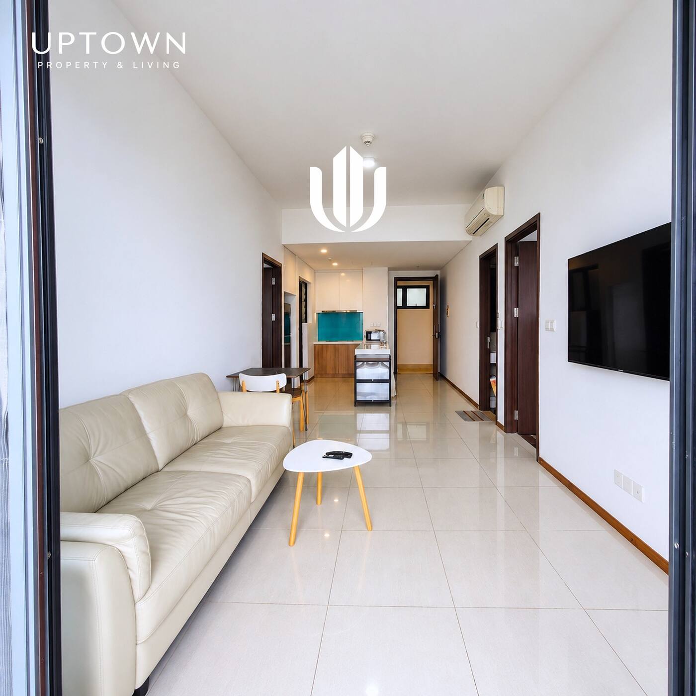 Bán căn hộ 2PN One Verandah 76m² tầng 20, view thành phố, nội thất đầy đủ