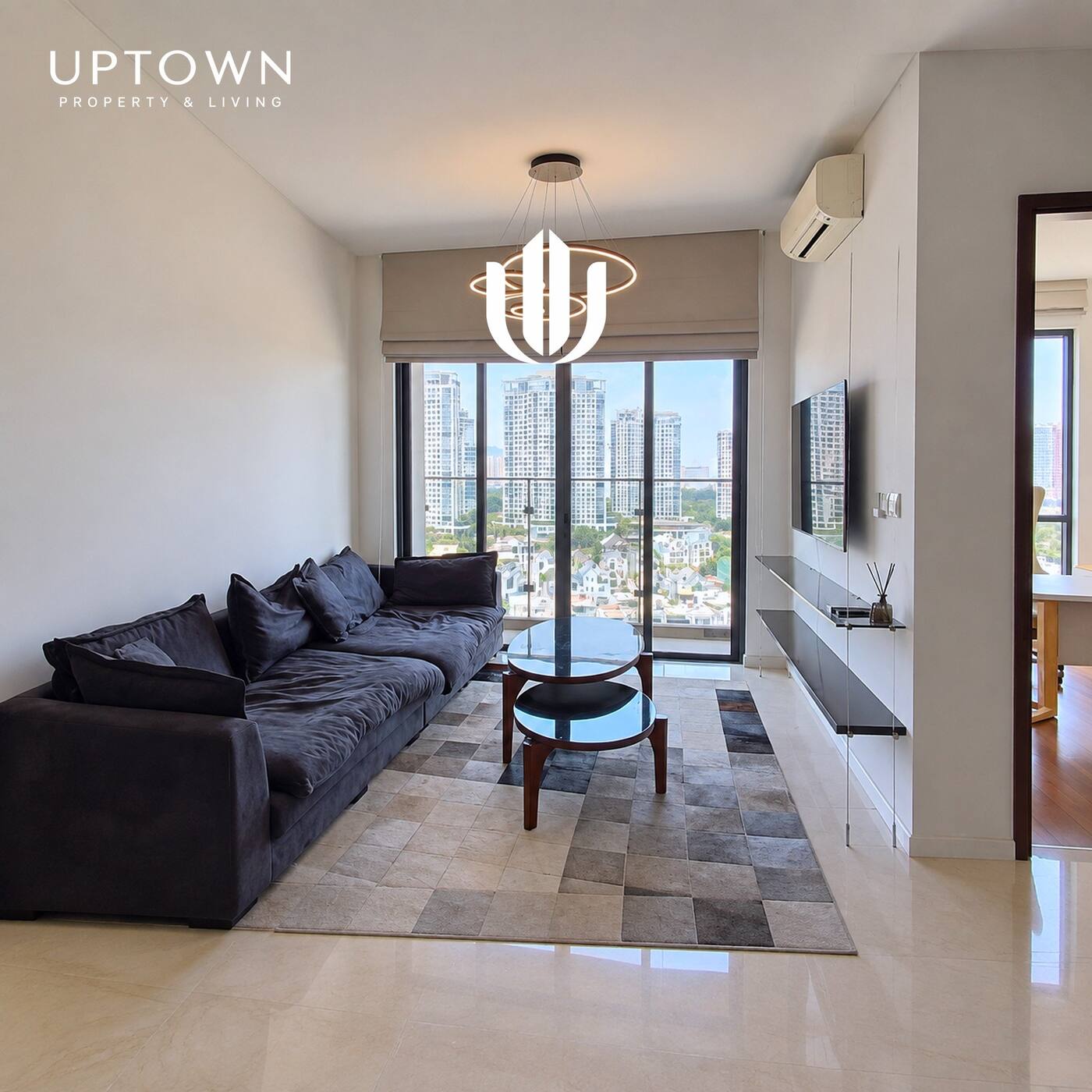 Bán căn hộ 3PN One Verandah 107m², view sông, nội thất đầy đủ