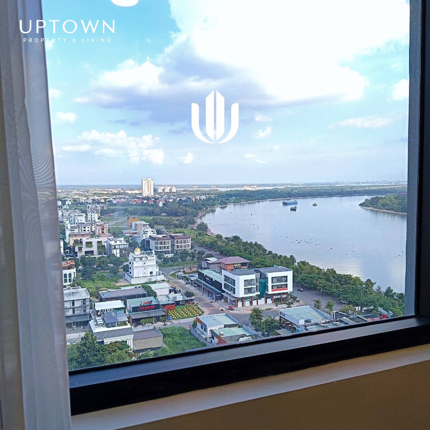 Cho thuê căn hộ 1PN One Verandah 56m² tầng 18, view sông, nội thất cơ bản