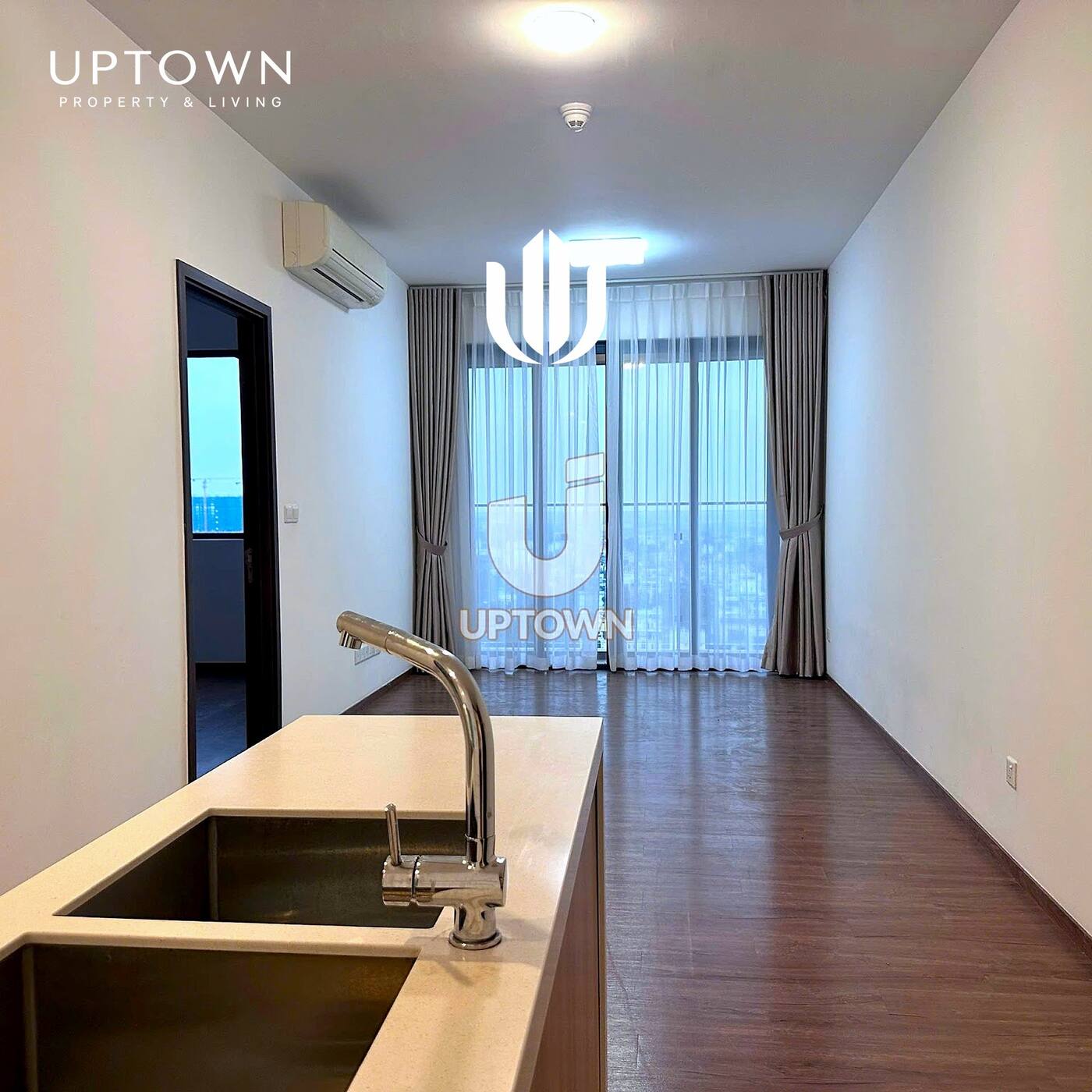 Cho thuê căn hộ 1PN One Verandah 56m² tầng 18, view sông, nội thất cơ bản