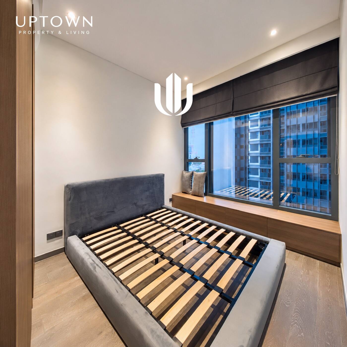 Cho thuê căn hộ 1PN The Marq 52m² tầng 8, view nội khu, nội thất đầy đủ