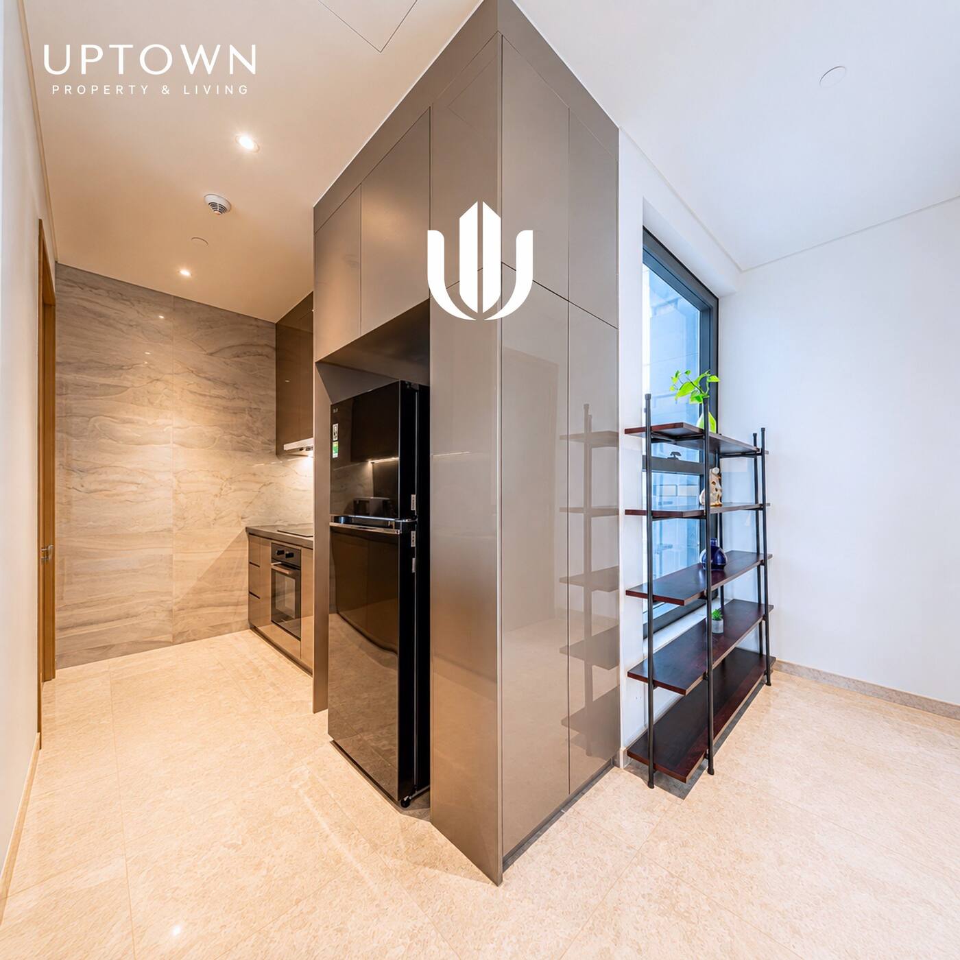 Cho thuê căn hộ 2PN The Marq 77m² tầng 11, view nội khu, nội thất đầy đủ
