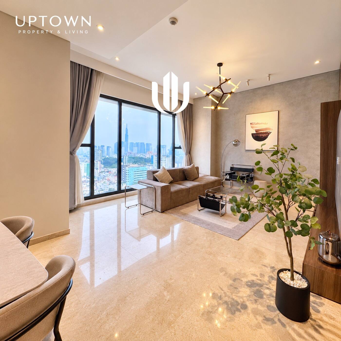 Bán căn hộ 3PN The Marq 129m² tầng 17, view ngoại khu, nội thất đầy đủ