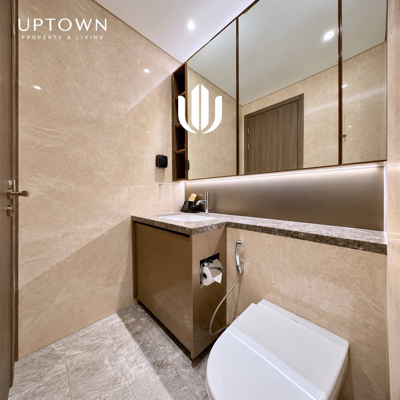 Cho thuê căn hộ 1PN The Marq 52m² tầng 7, view ngoại khu, nội thất đầy đủ