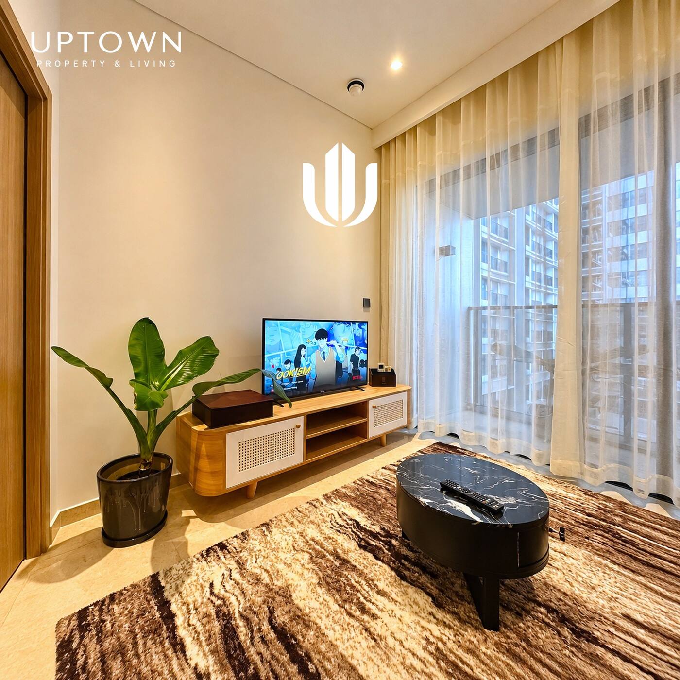 Cho thuê căn hộ 1PN The Marq 52m² tầng 7, view ngoại khu, nội thất đầy đủ