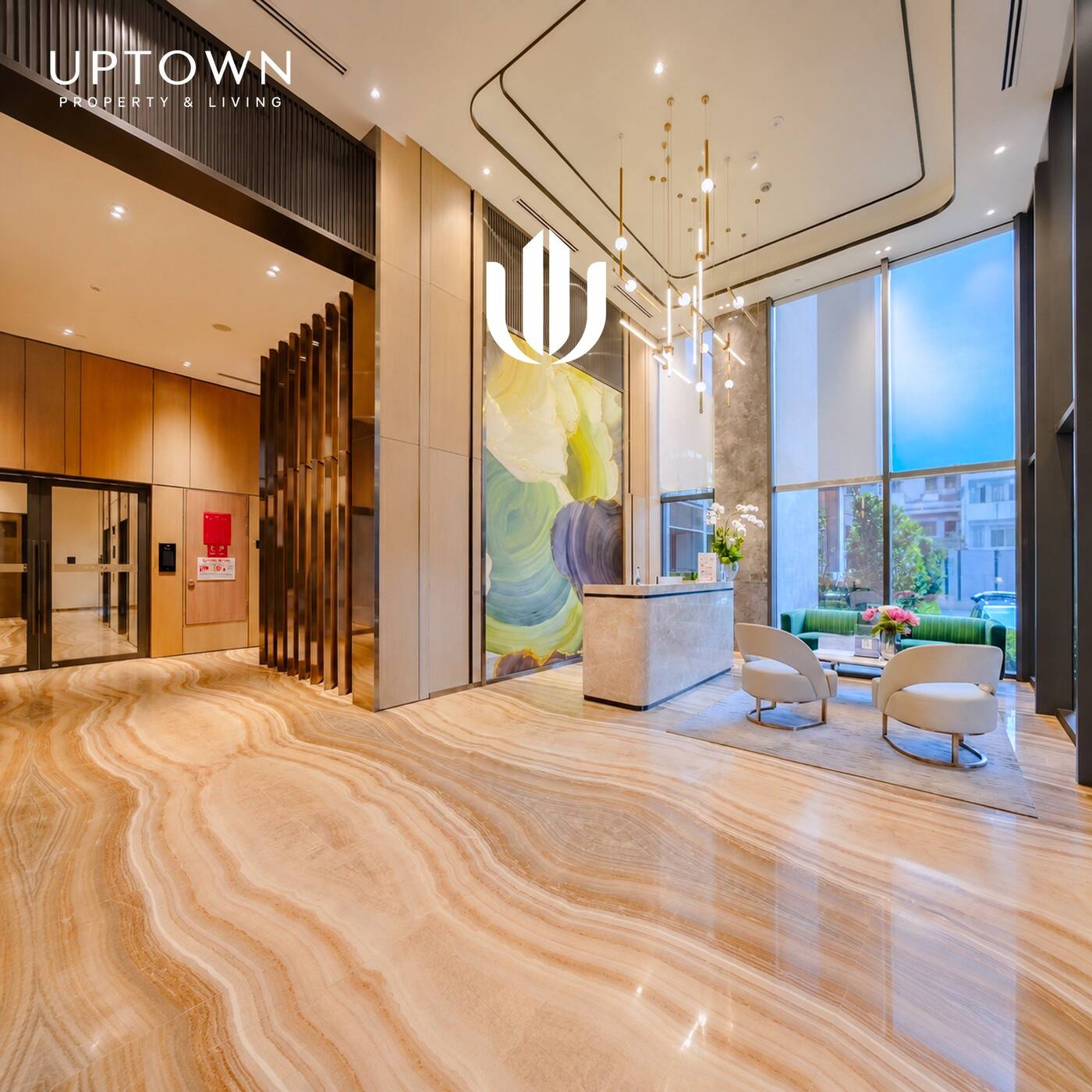 Cho thuê căn hộ 2PN The Marq 72m² tầng 7, view ngoại khu, nội thất đầy đủ