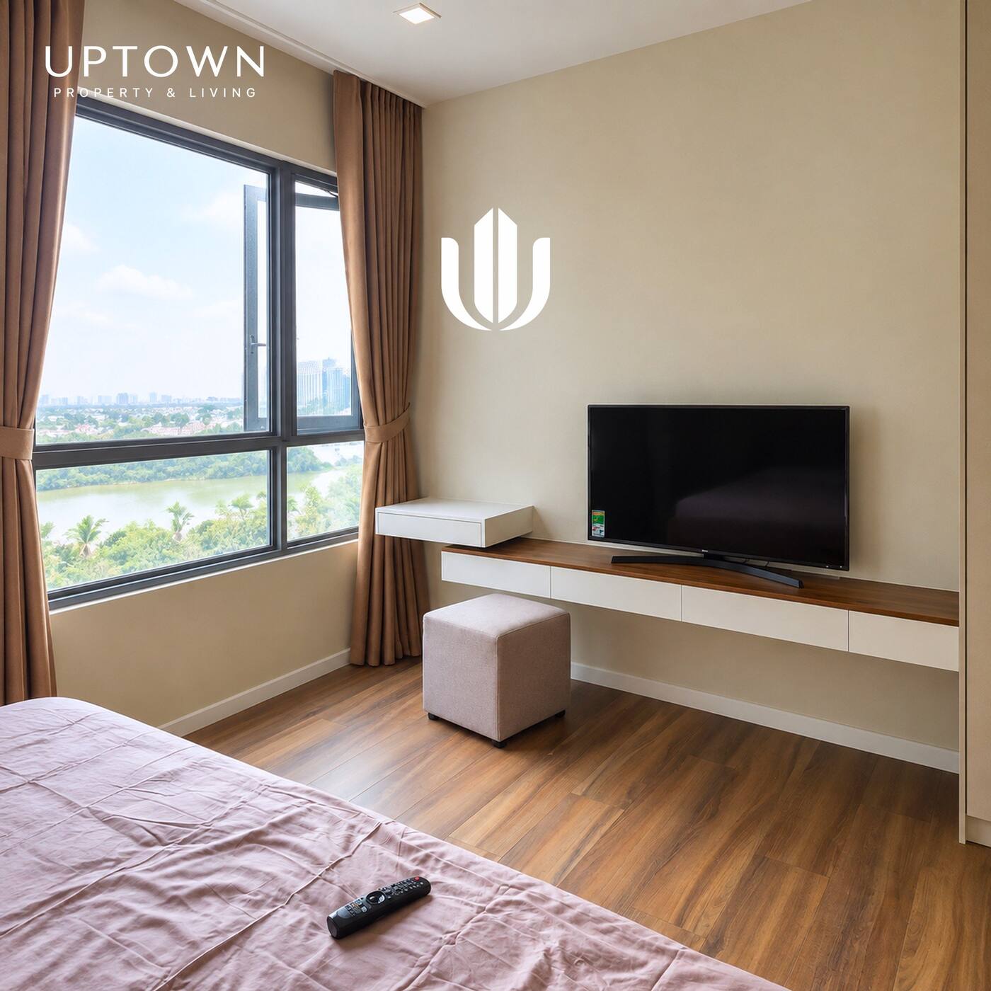 Cho thuê căn hộ 3PN Diamond Island 143m², view sông, nội thất đầy đủ