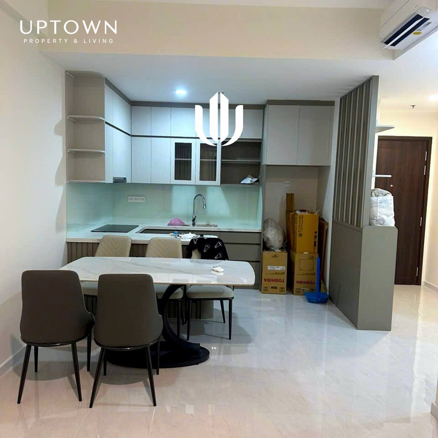 Cho thuê căn hộ 2PN Victoria Village 69m² tầng 12, view sông, nội thất đầy đủ