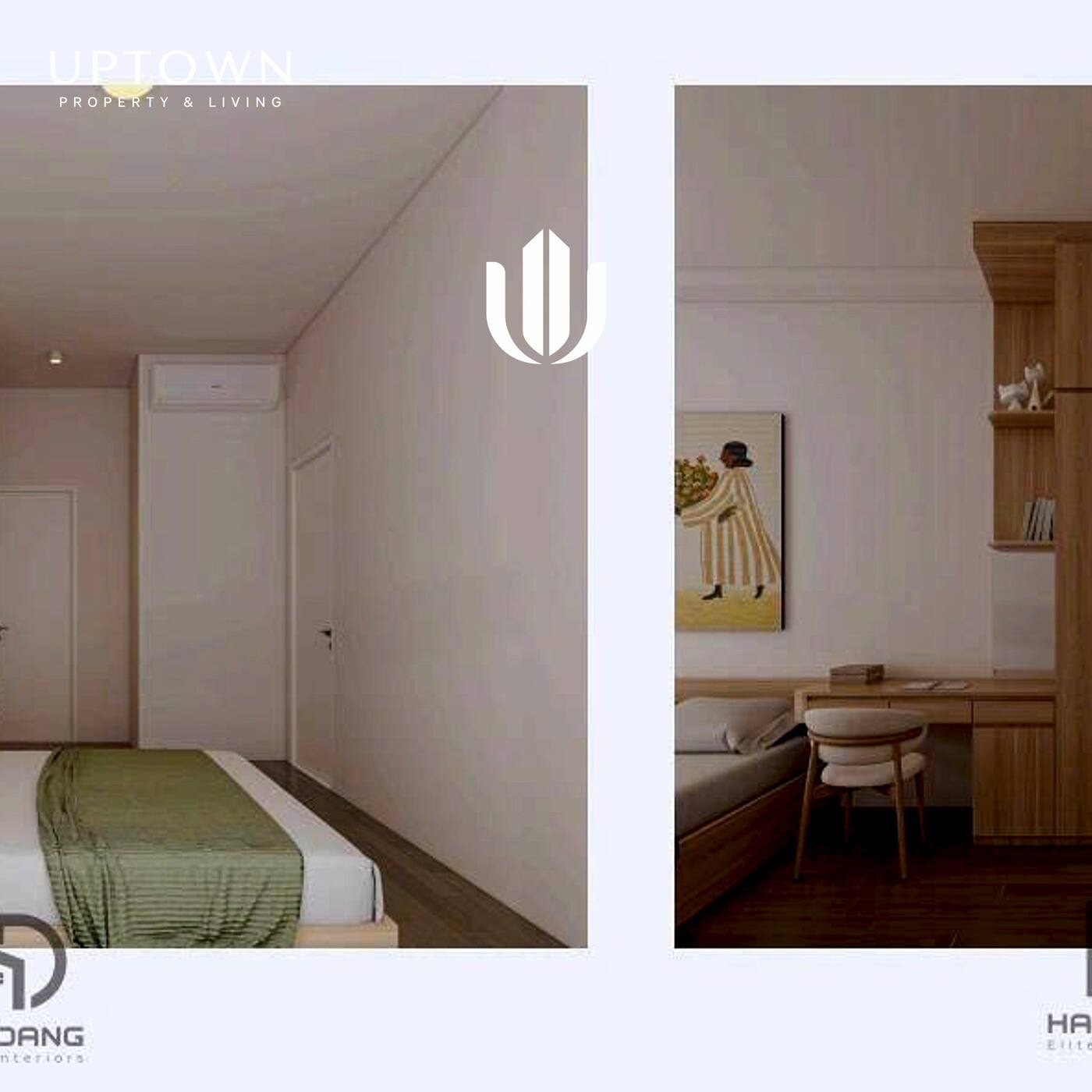 Cho thuê căn hộ 2PN Victoria Village 69m² tầng 14, view thành phố, nội thất đầy đủ