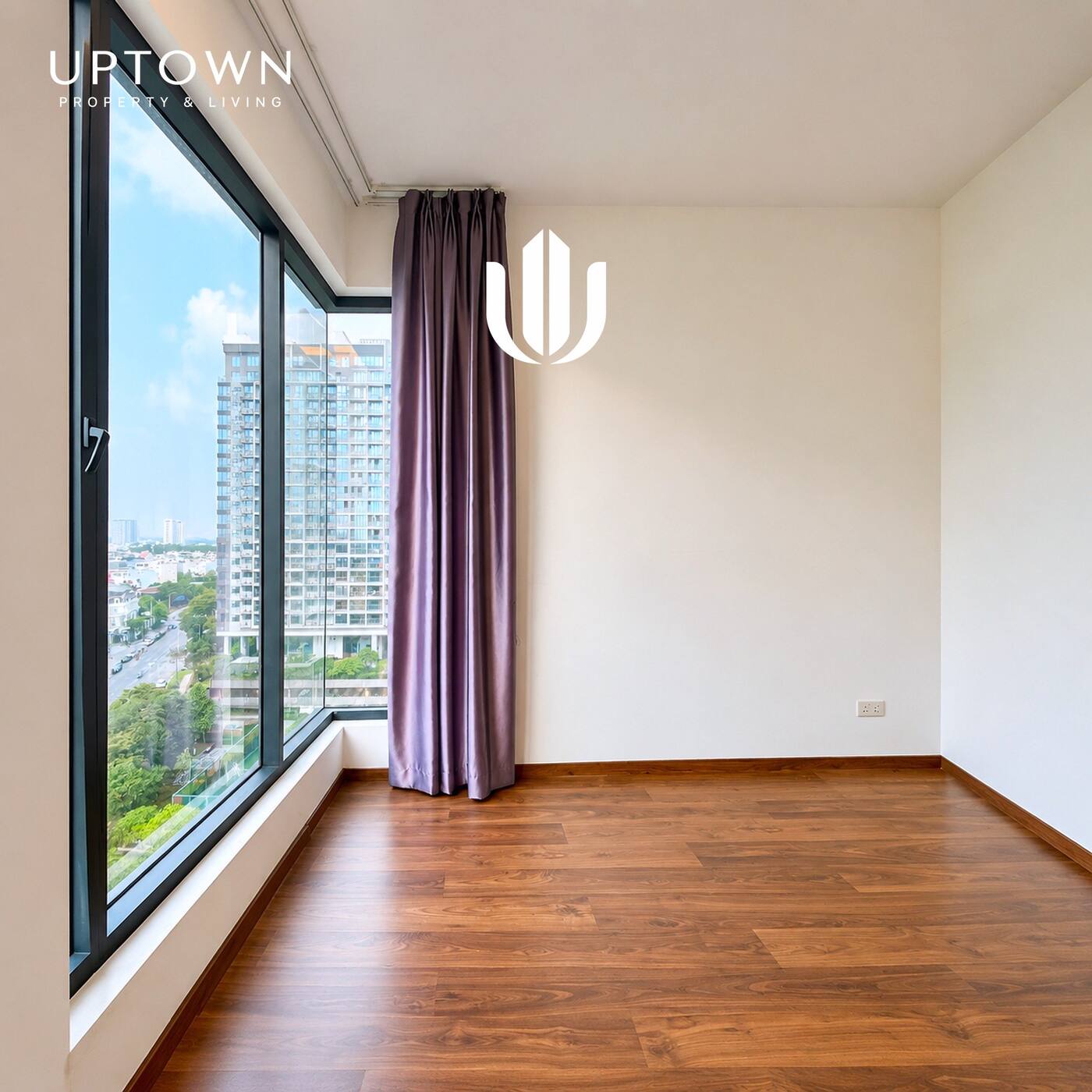 Cho thuê căn hộ 3PN One Verandah 107m², view sông, nội thất cơ bản