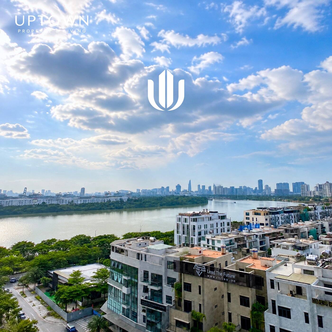Cho thuê căn hộ 3PN One Verandah 107m², view sông, nội thất cơ bản