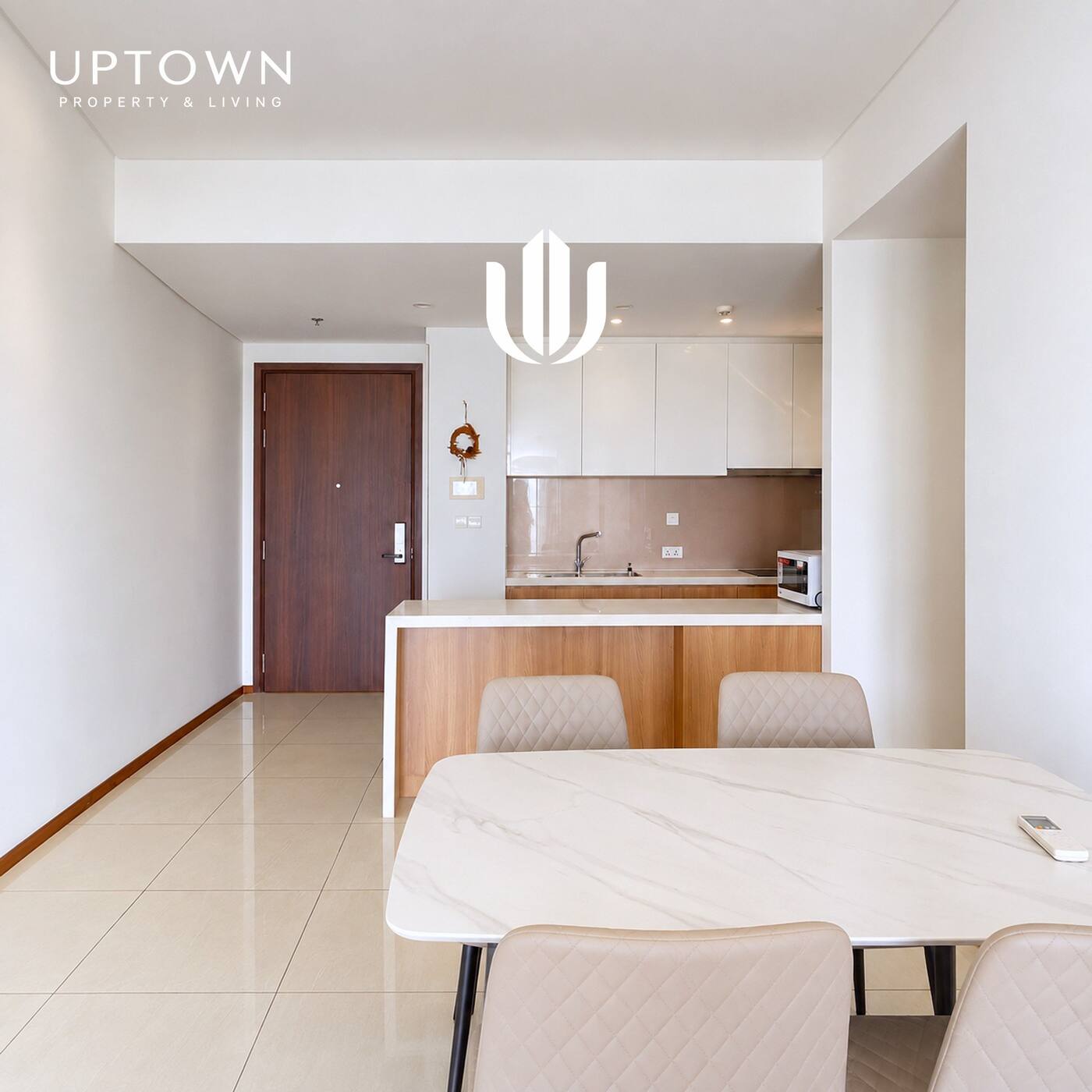 Cho thuê căn hộ 3PN One Verandah 106m² tầng 12, view sông, nội thất đầy đủ