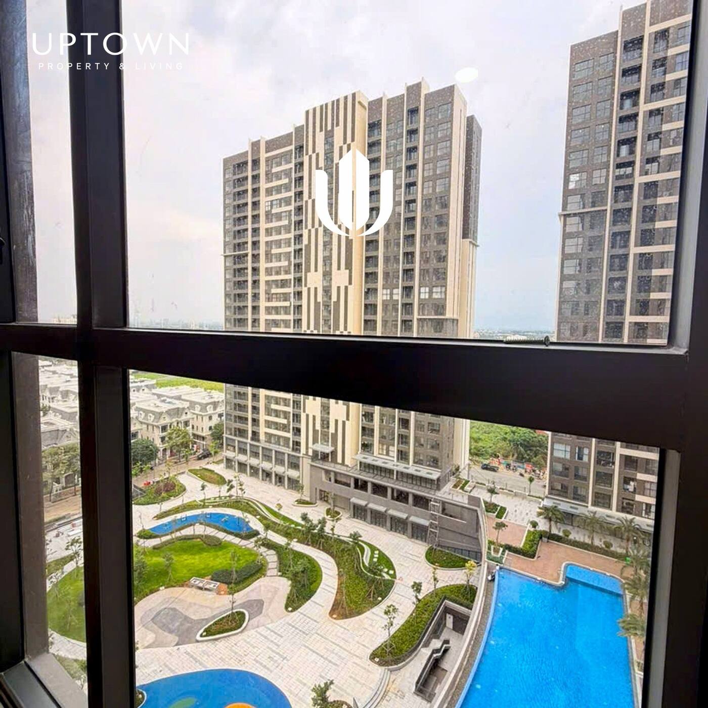 Cho thuê căn hộ 2PN Victoria Village 73m² tầng 12, view nội khu, nội thất cơ bản