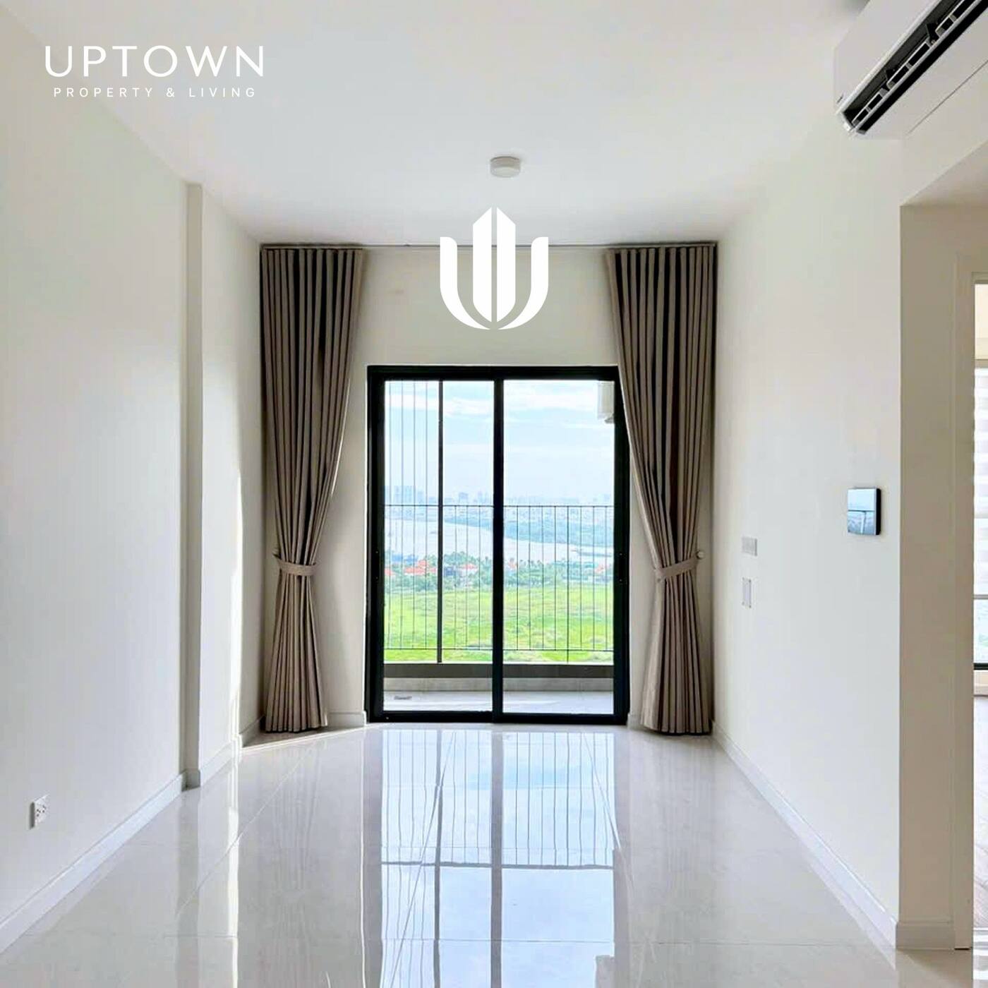 Cho thuê căn hộ 1PN Victoria Village 53m² tầng 19, view sông, nội thất đầy đủ
