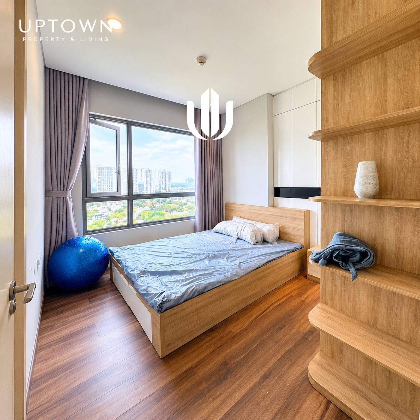 Cho thuê căn hộ 3PN Diamond Island 118m², view sông, nội thất đầy đủ