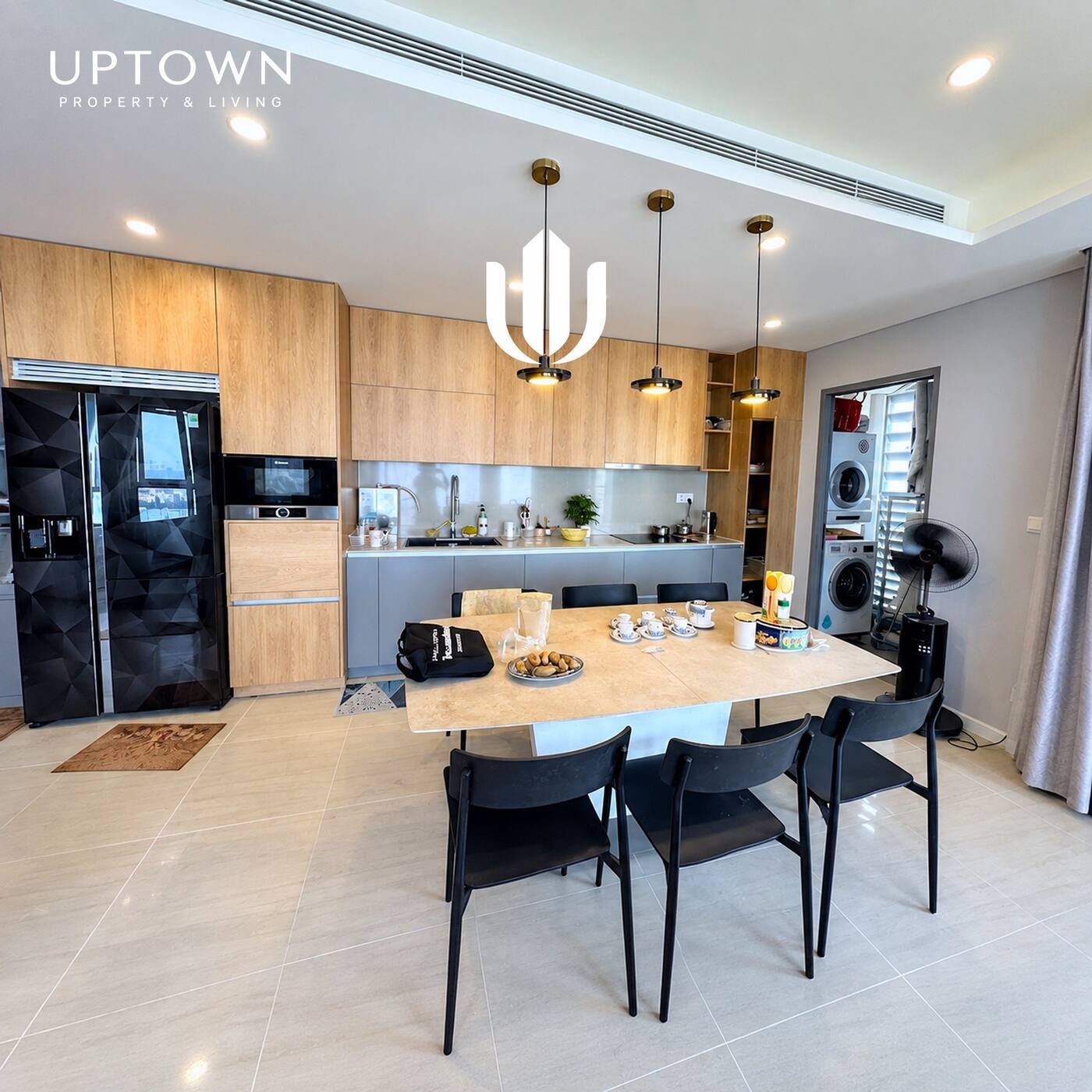 Cho thuê căn hộ 3PN Diamond Island 118m², view sông, nội thất đầy đủ