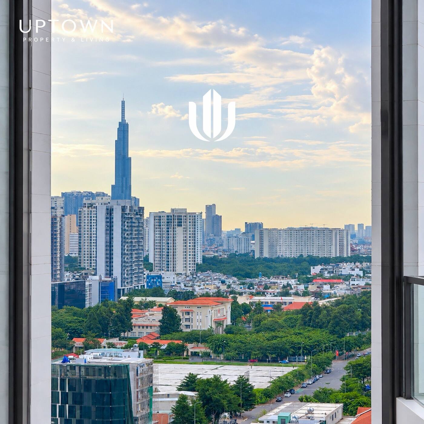 Cho thuê căn hộ 2PN Victoria Village 73m², view thành phố, nội thất cơ bản