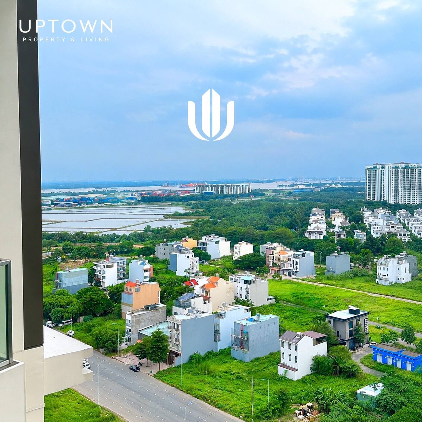 Cho thuê căn hộ 2PN Victoria Village 73m², view thành phố, nội thất cơ bản