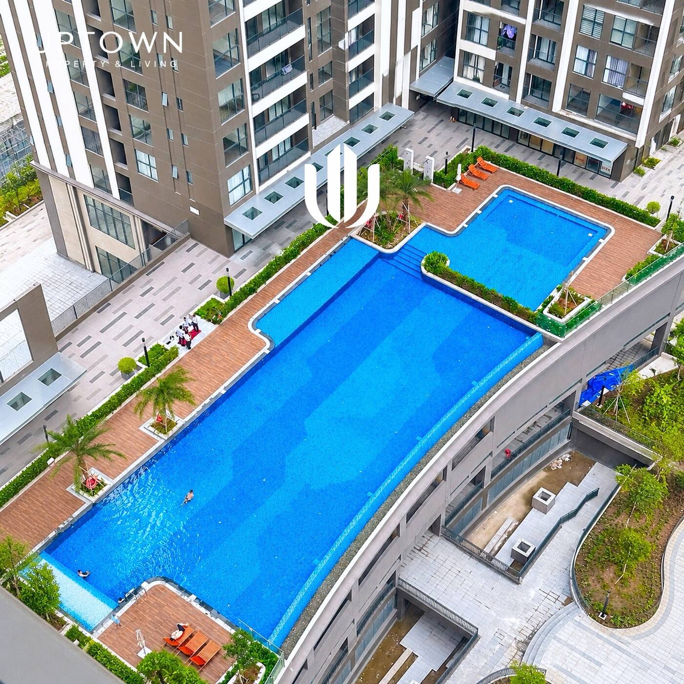 Cho thuê căn hộ 2PN Victoria Village 73m², view thành phố, nội thất cơ bản