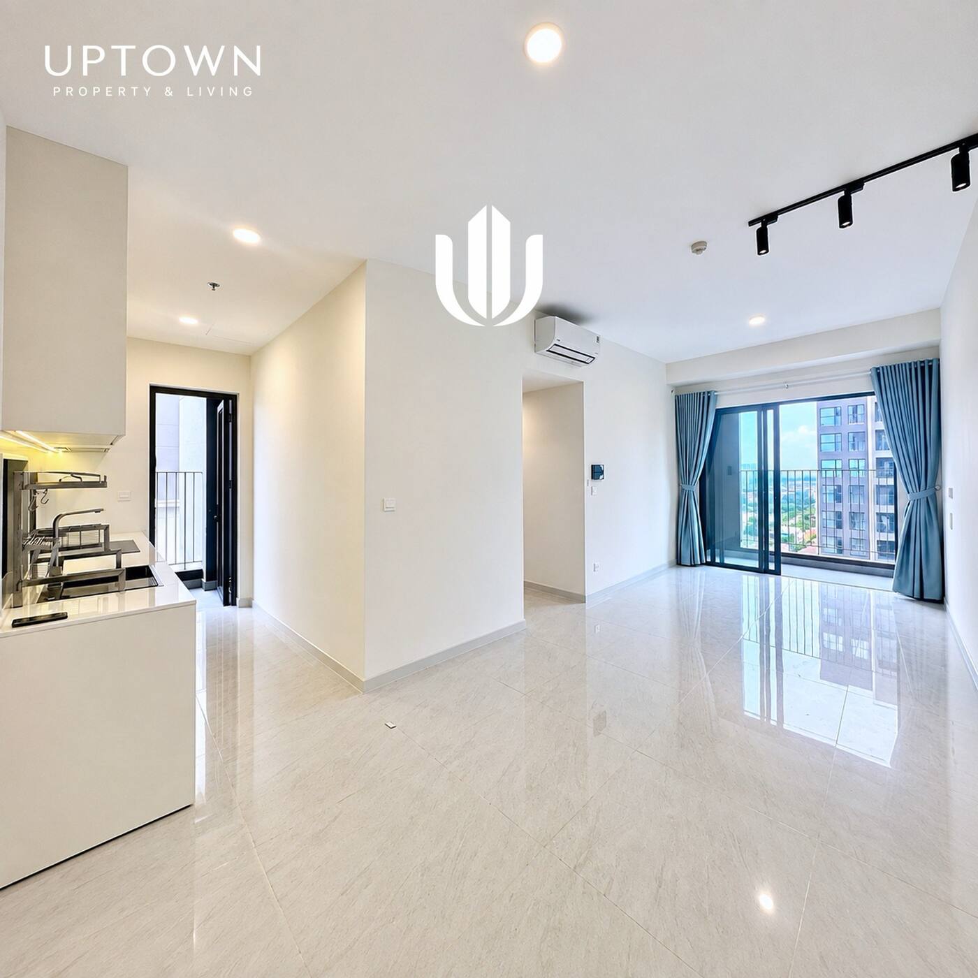 Cho thuê căn hộ 2PN Victoria Village 73m², view thành phố, nội thất cơ bản