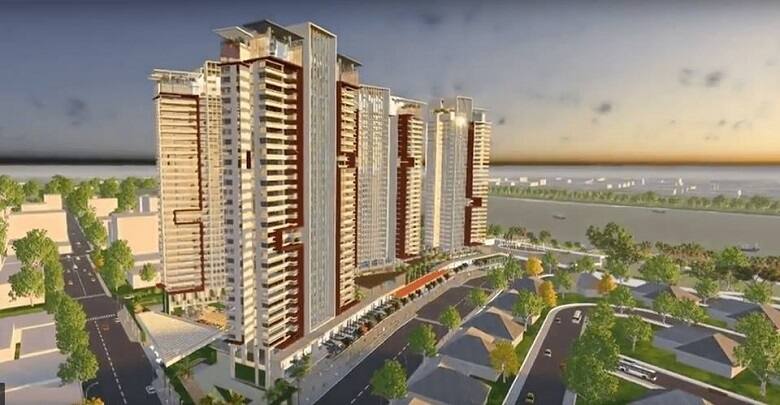 Cho thuê căn hộ 2PN One Verandah 80m² tầng 5, view sông, nội thất đầy đủ