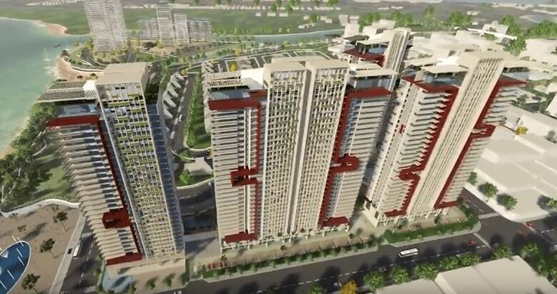 Cho thuê căn hộ 2PN One Verandah 80m² tầng 5, view sông, nội thất đầy đủ